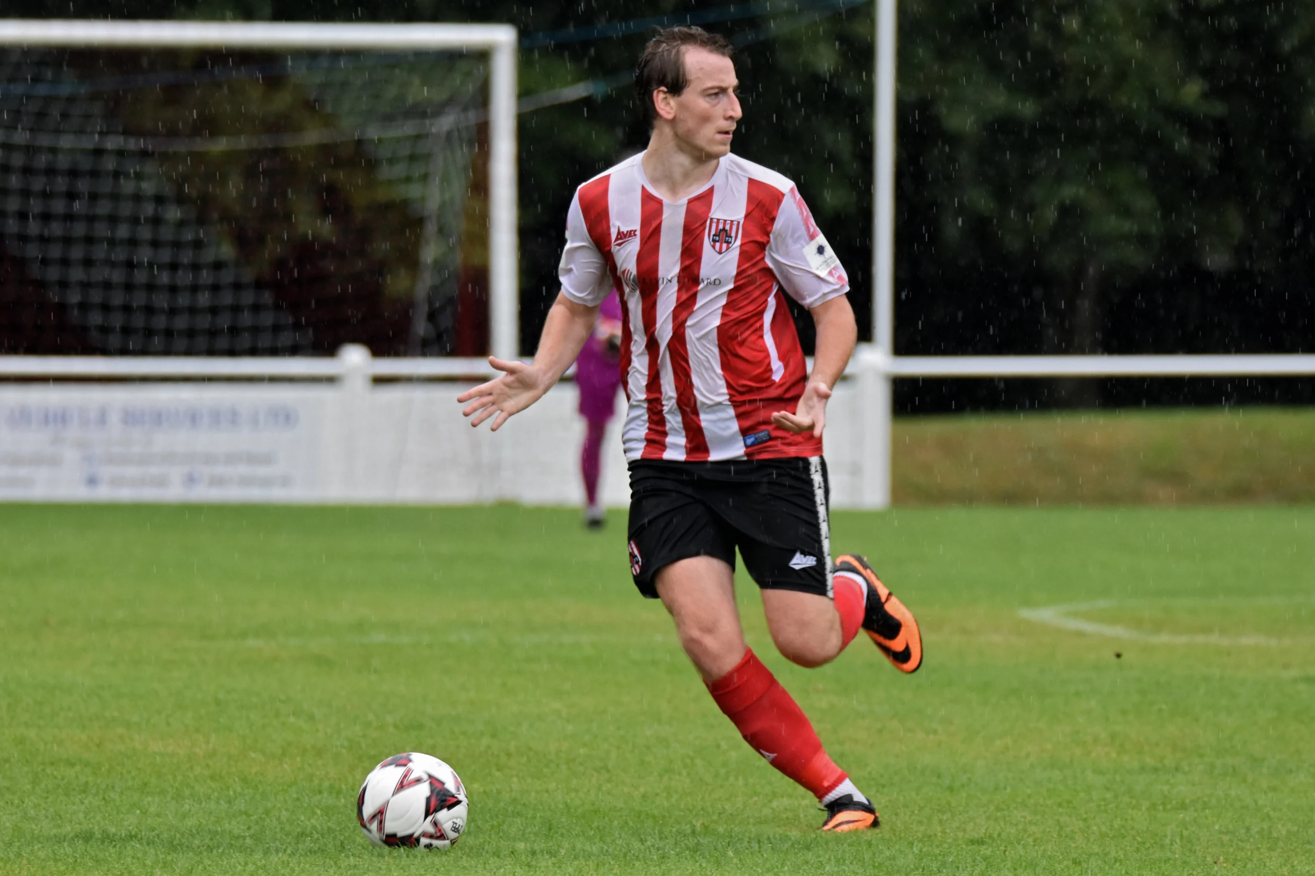 Joey Smith in action for Guisborough Town.