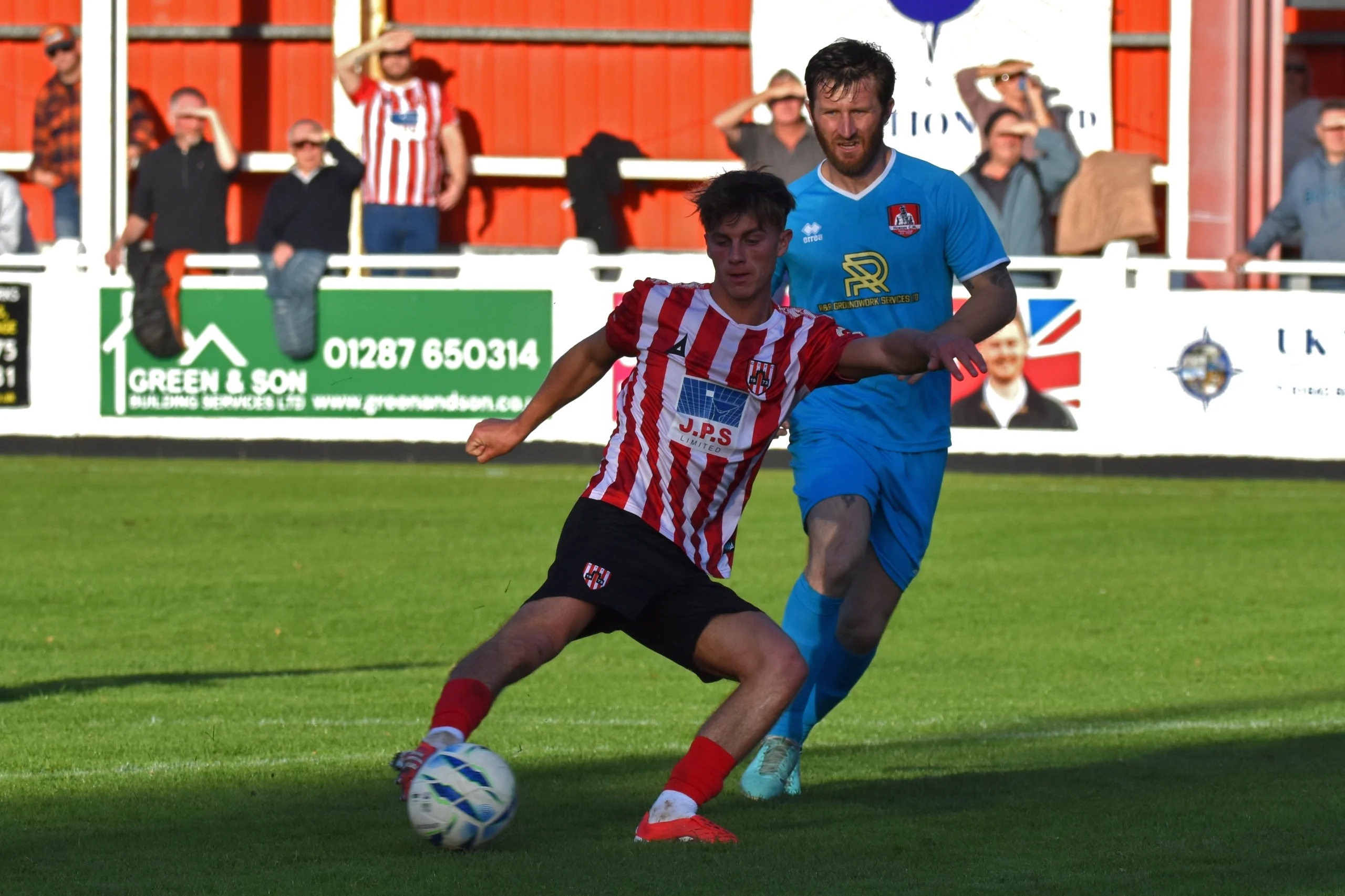 Alfie Doherty impressed on his second debut, scoring Guisborough's third and being named Man-of-the-Match.