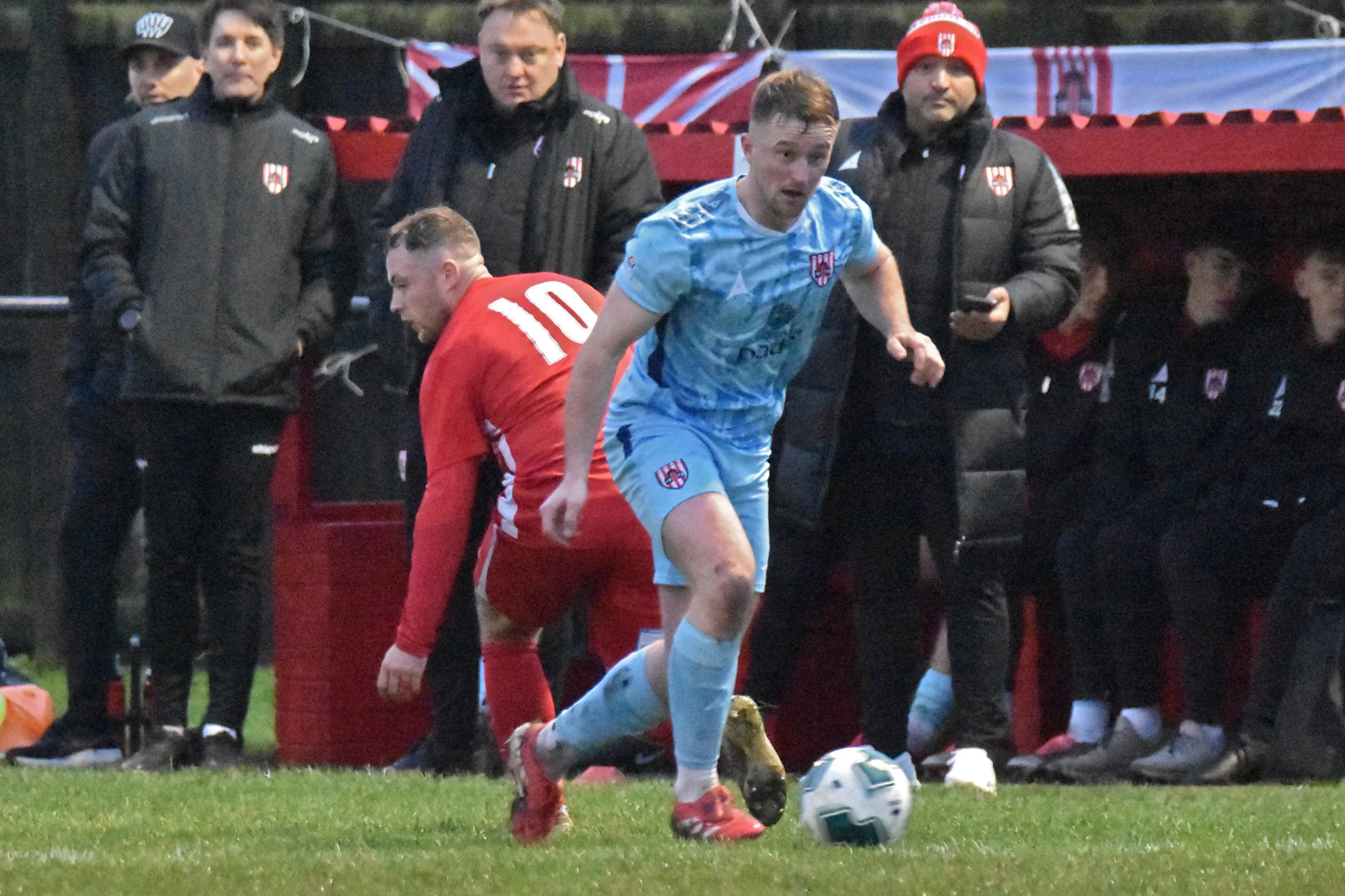 Joe Ferguson on the ball.