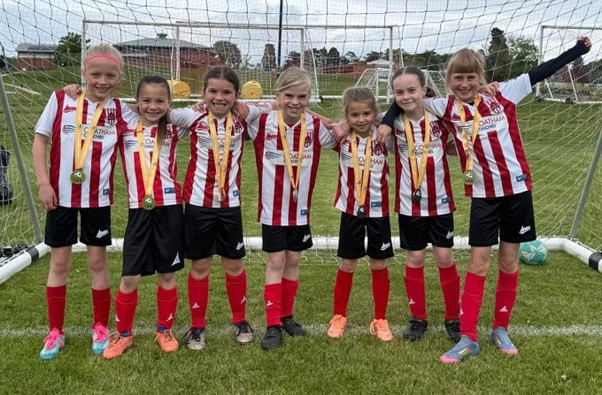 Guisborough Town U8 Girls.