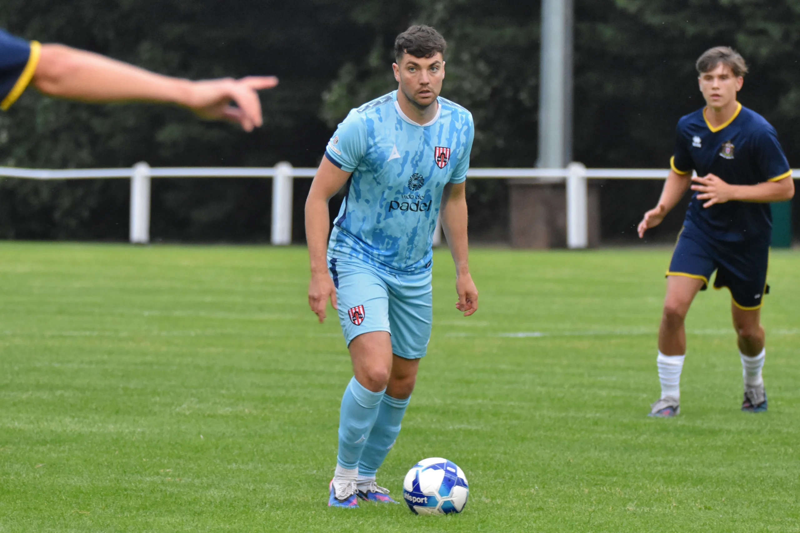 260714_JBM_0369 Josh MacDonald played a key role in breaking down the Marske defence following his introduction at half time.